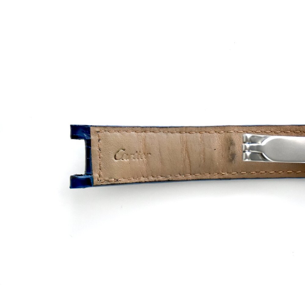 Cartier Crocodile Leather Strap and Stainless Steel Deployant Buckle Clasp - Picture 6 of 6